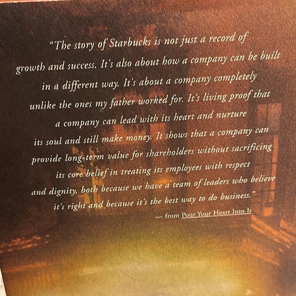 Starbucks “pour your heart into it “ book - Picture 2 of 2